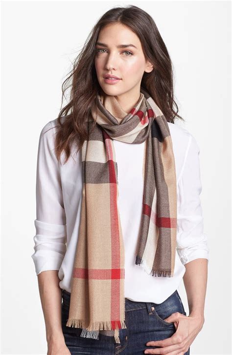 burberry classic scarf at nordstrom|traditional Burberry scarf.